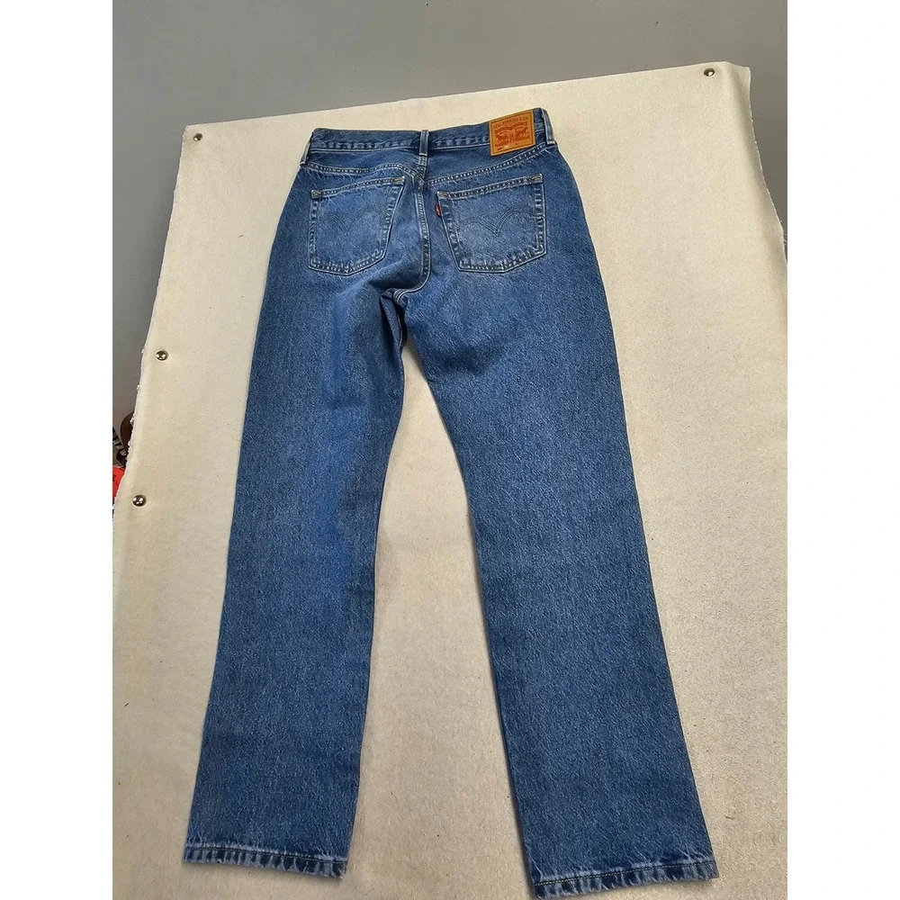 Levis 501 Anniversary Edition 150 Years Straight Leg‎ Blue Jeans Mens 30x31